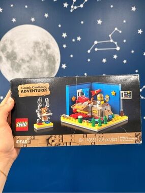 NEW- LEGO Cosmic Cardboard Adventures Play Scene - Blue, Yellow, Red